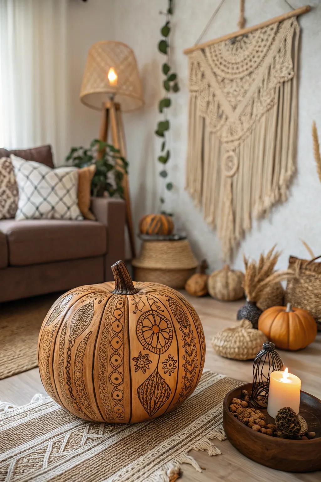 Boho patterns bring a relaxed, artistic charm to any space.