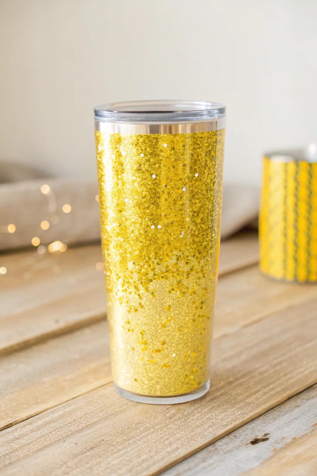 Discover the magic within layers of glitter, where every turn reveals a new dimension.