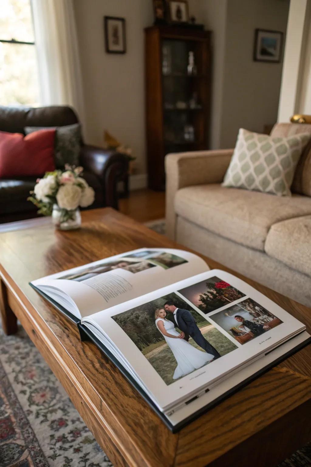 Preserve your memories with a custom photo album.