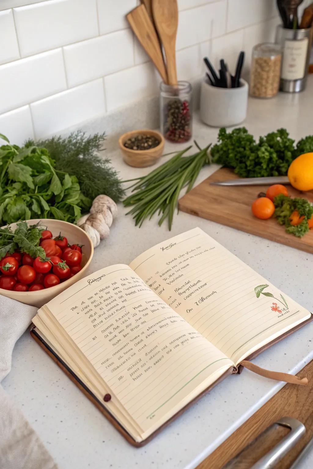 Cook with love: Personalized recipe book for cherished culinary creations.