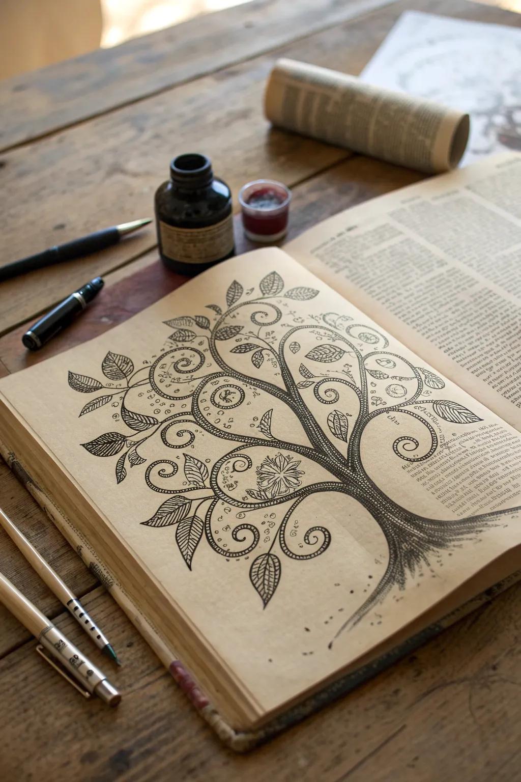 Discover the beauty in words with captivating dictionary page art. Let each page inspire your next creative journey!