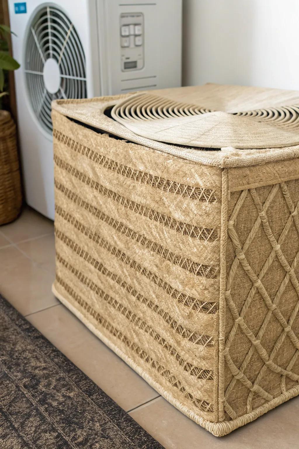 Eco-friendly woven covers offer sustainability and style.