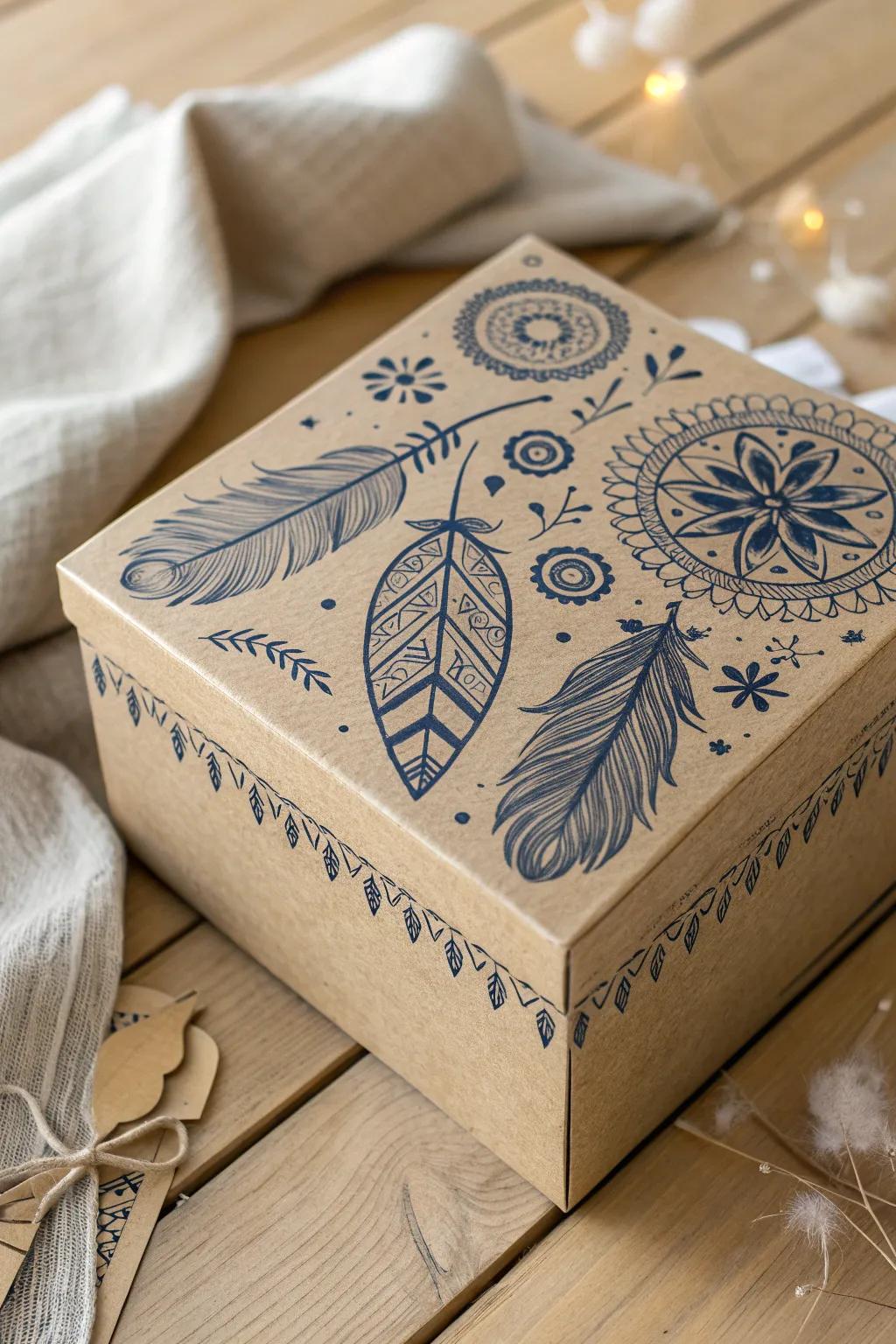 Unwrap the story: Where minimalist design meets Boho elegance in every fold.