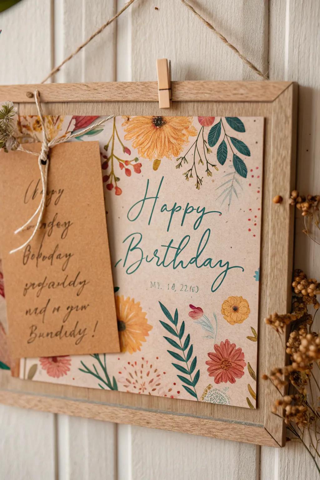 Celebrate each birthday with timeless elegance and a touch of nostalgia.