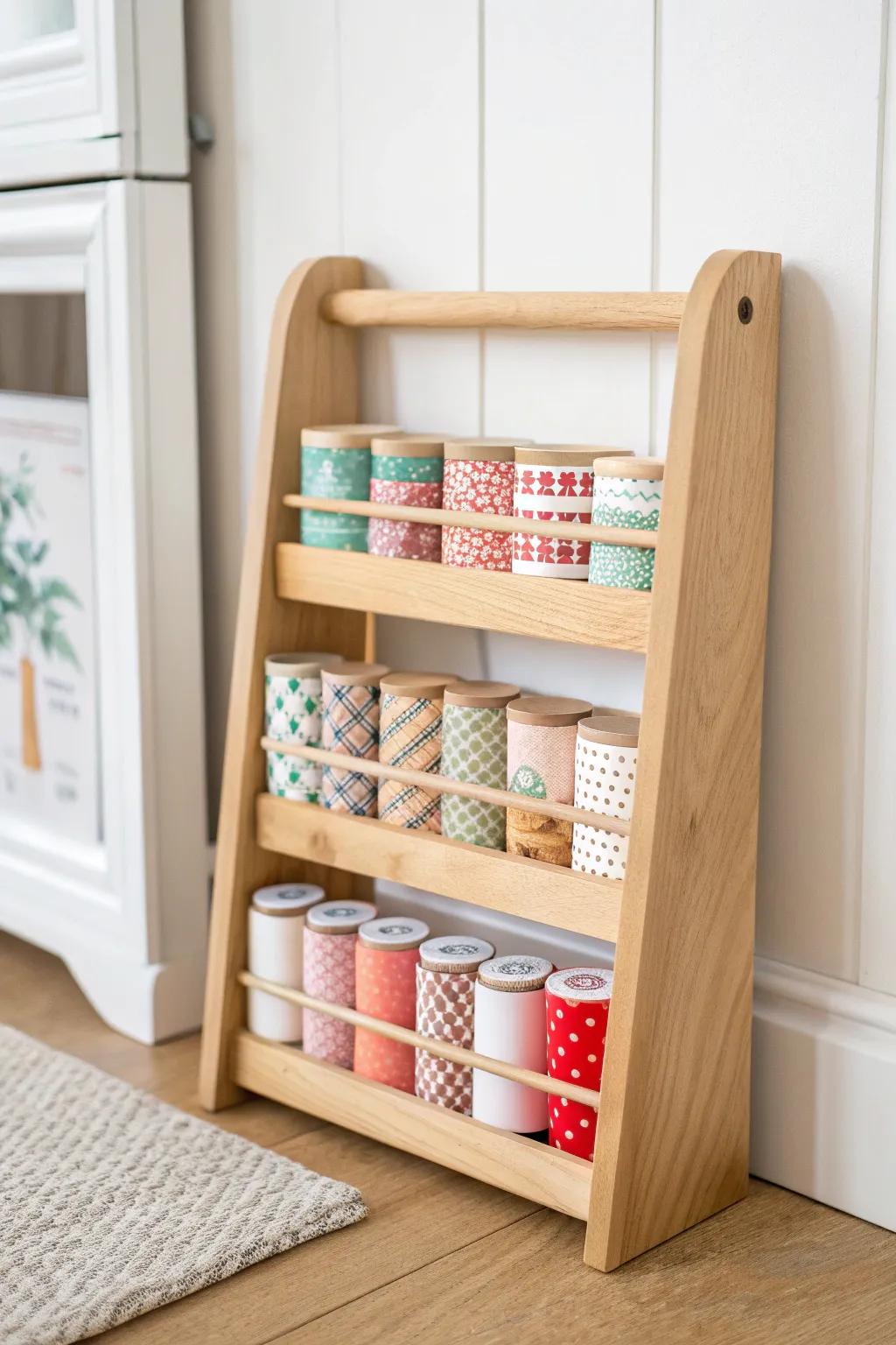 Transform your space with a chic spice rack band-aid organizer, where simplicity meets style!