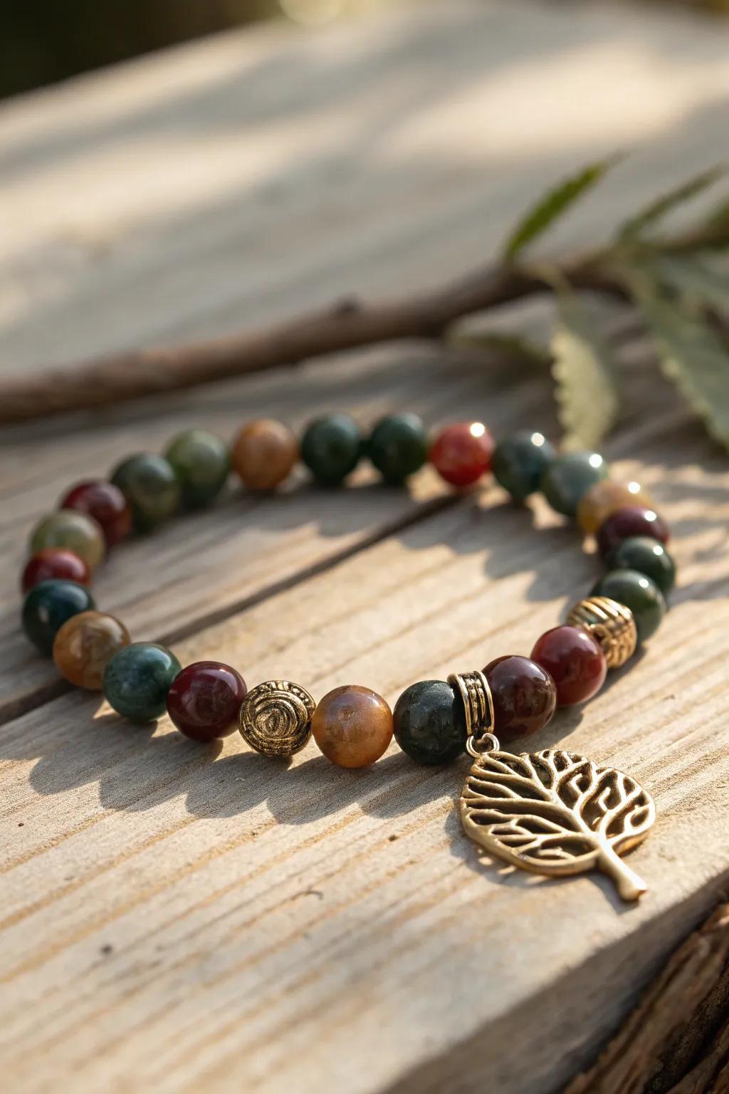 Embrace the outdoors with this nature-inspired branch clasp, adding a whimsical touch to your bracelet collection.