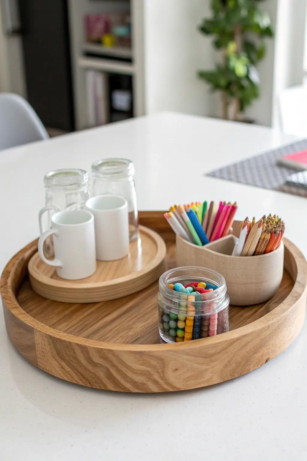 Elevate your marker organization with a touch of Scandinavian elegance and Boho charm. #CreativeStorage #ScandiBoho