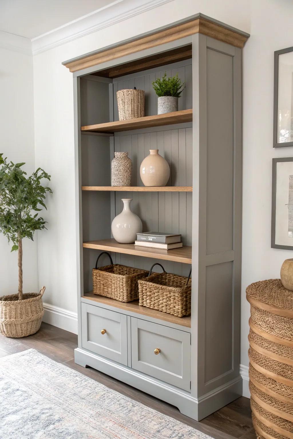 Transform your space with elegant gray tones that blend modern minimalism with boho charm.