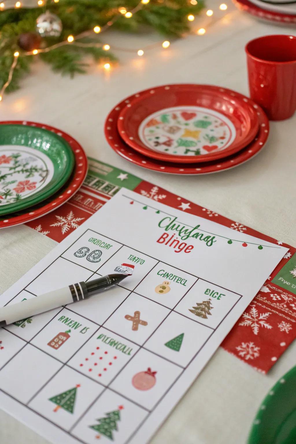 Laminated cards ensure your bingo game can be enjoyed for many holidays.