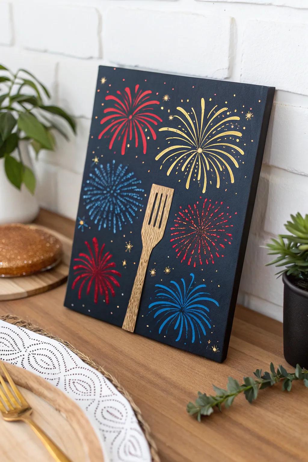 Ignite young imaginations with festive fireworks in bold, striking colors!