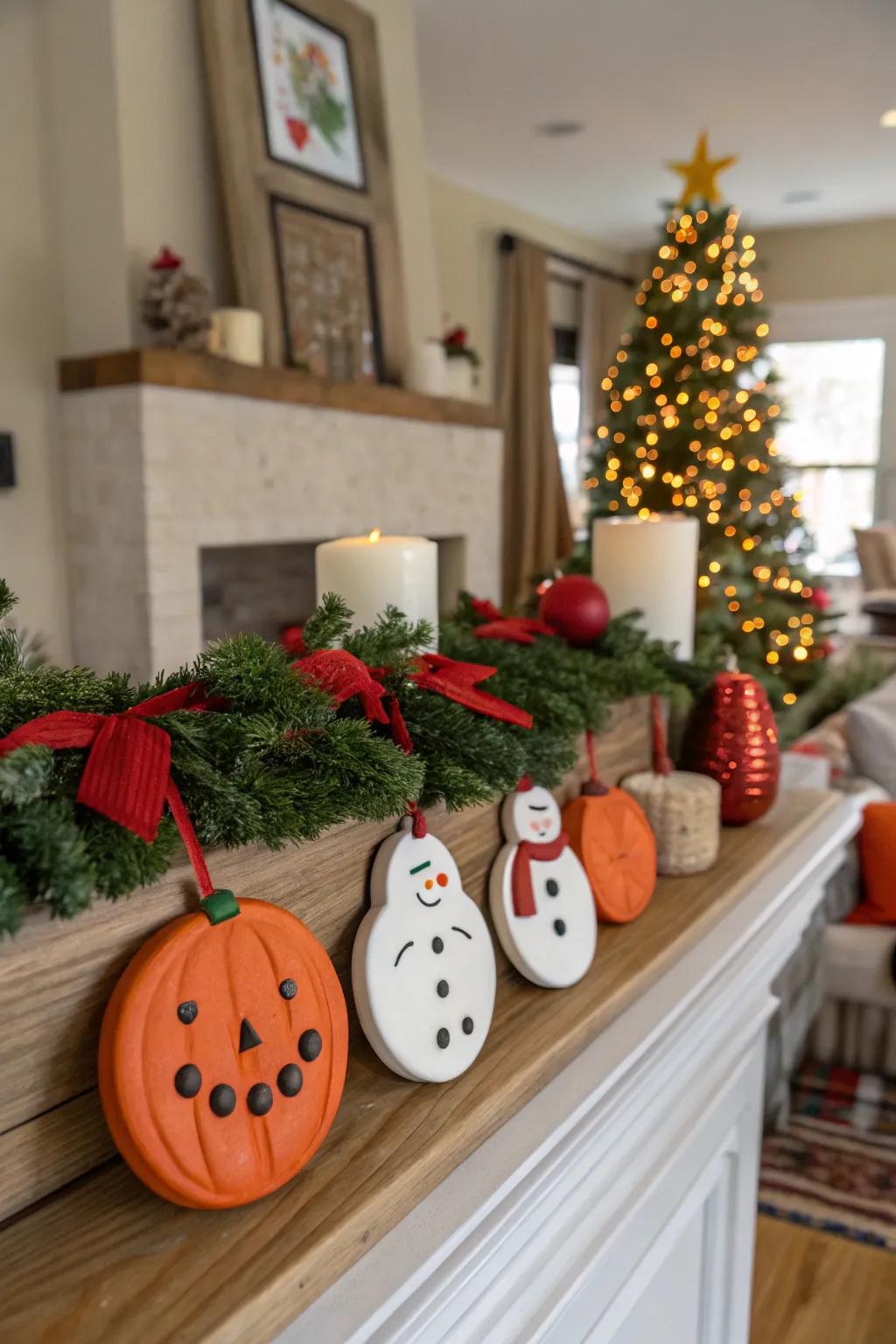 Celebrate the holidays with festive ornament-shaped magnets.