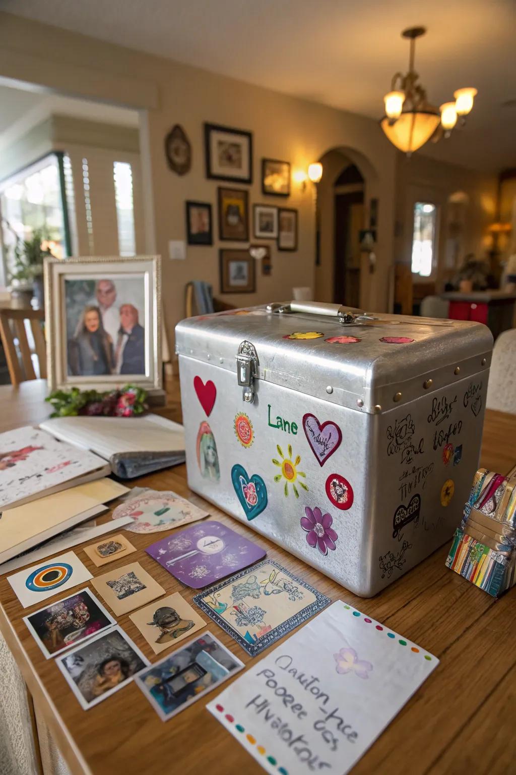 A time capsule filled with cherished memories.