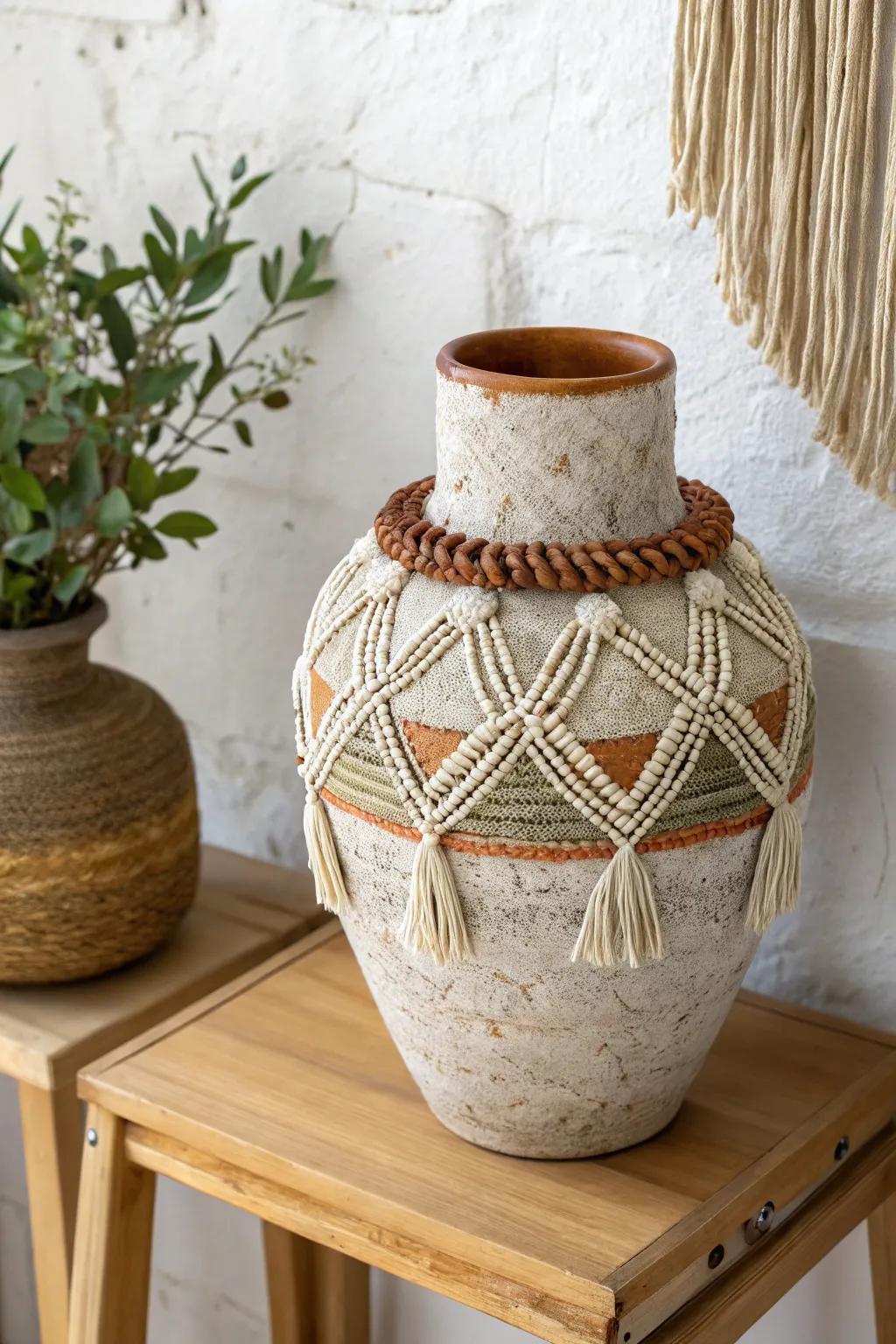 Embrace the beauty of mixed media with a touch of Scandinavian simplicity and boho charm.