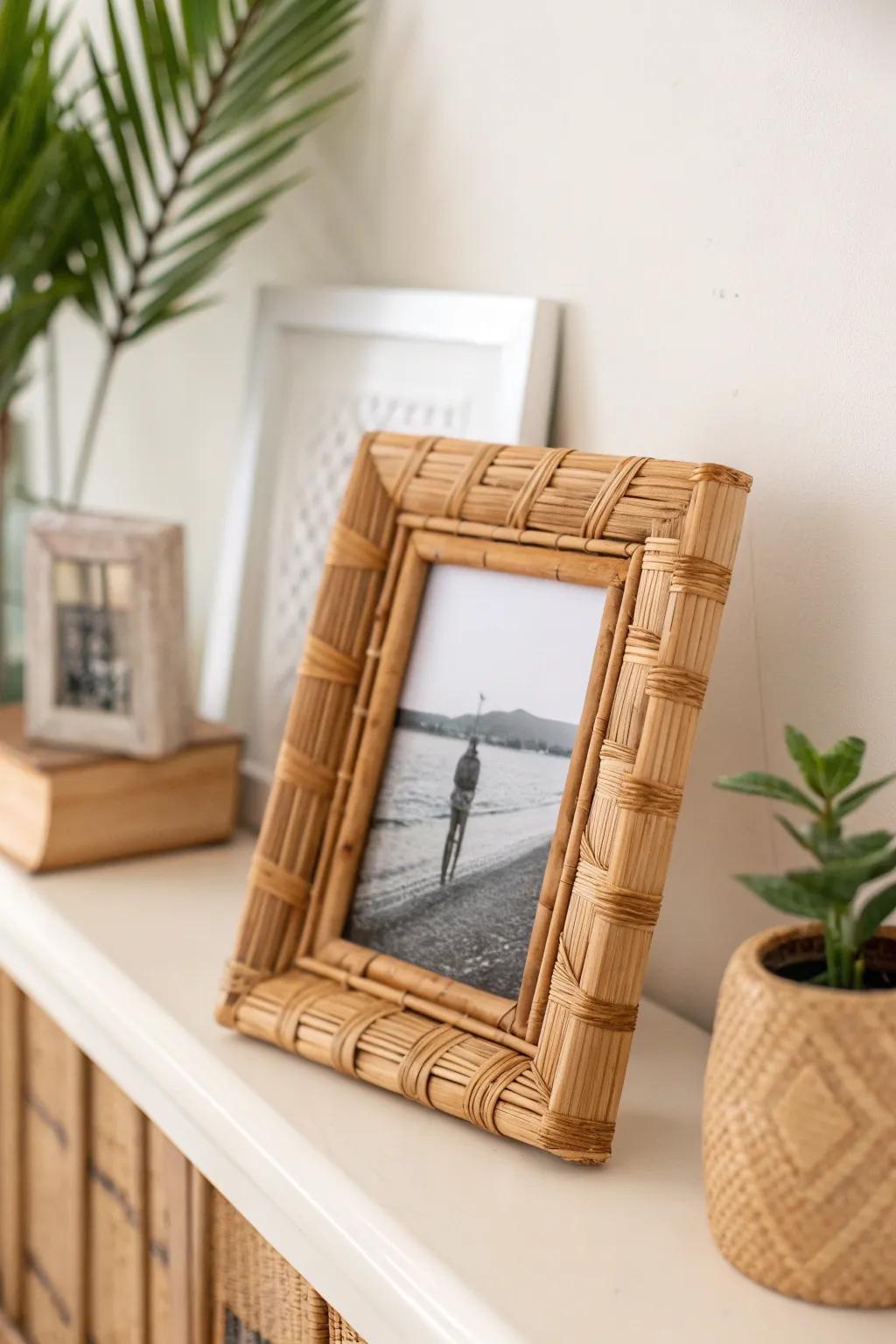 Capture memories with the rustic charm of bamboo photo frames — where nature meets artistry.