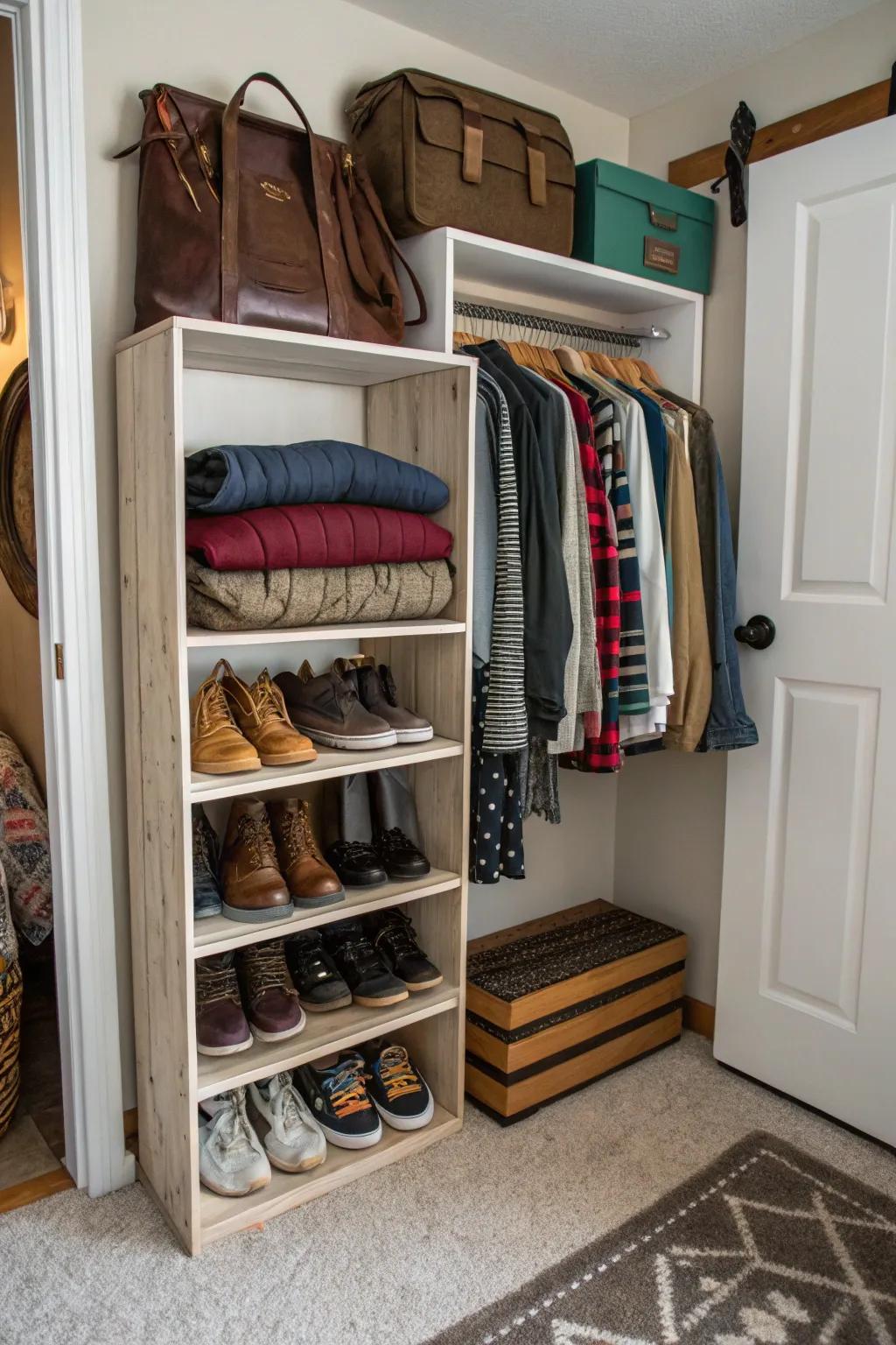 Bookshelves offer versatile storage for a wide range of items.