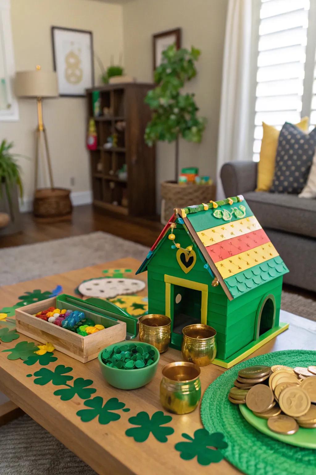 Capture the magic of St. Patrick's Day with a lucky leprechaun trap.