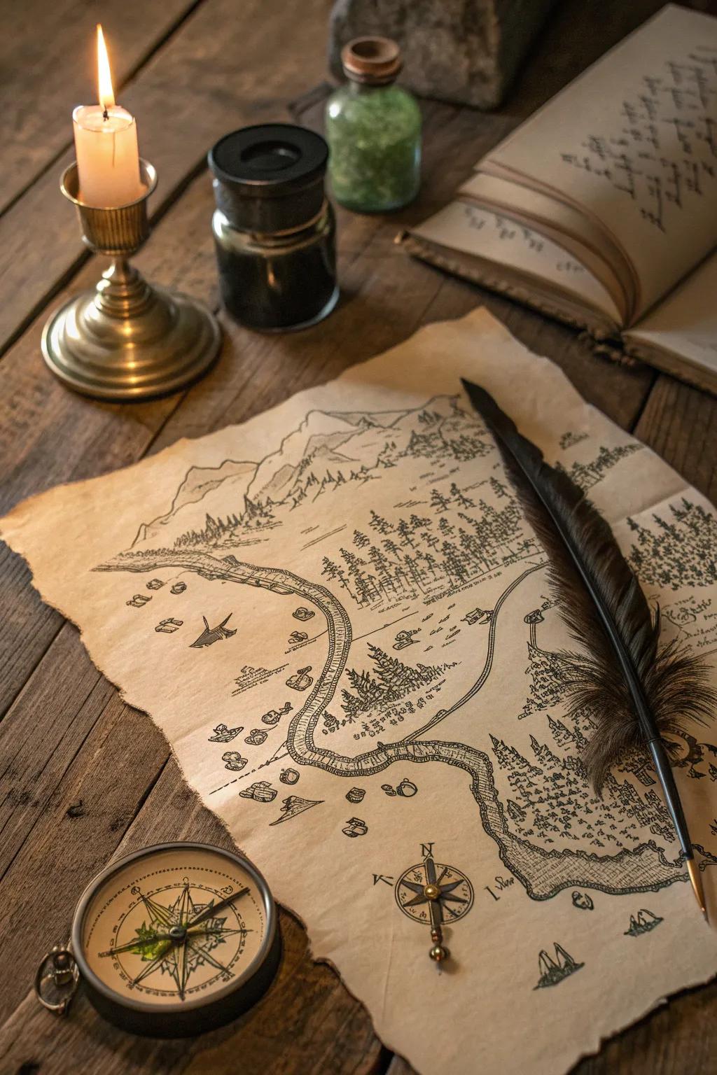 Unleash your inner cartographer with handcrafted adventure maps that bring your DnD quests to life.