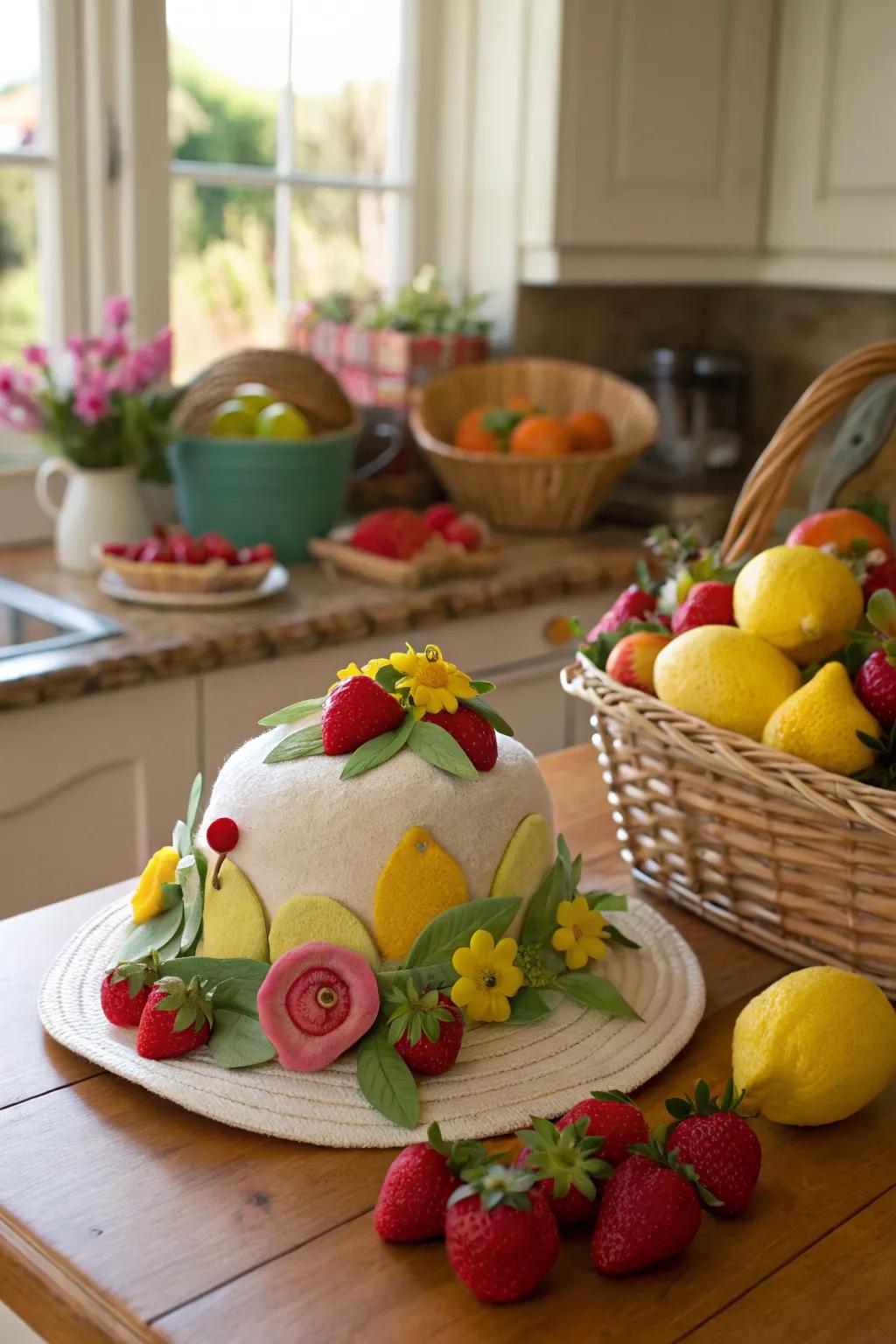 A fruity Easter bonnet that's fresh and fun.