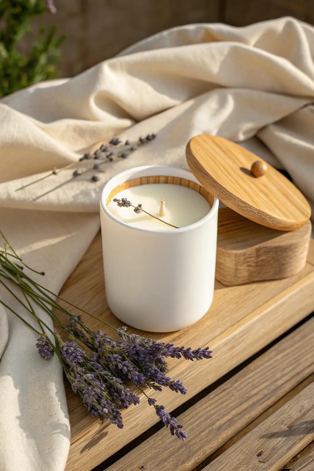 Illuminate their day with a touch of serenity and style. #TeacherGift #ScentedCandle
