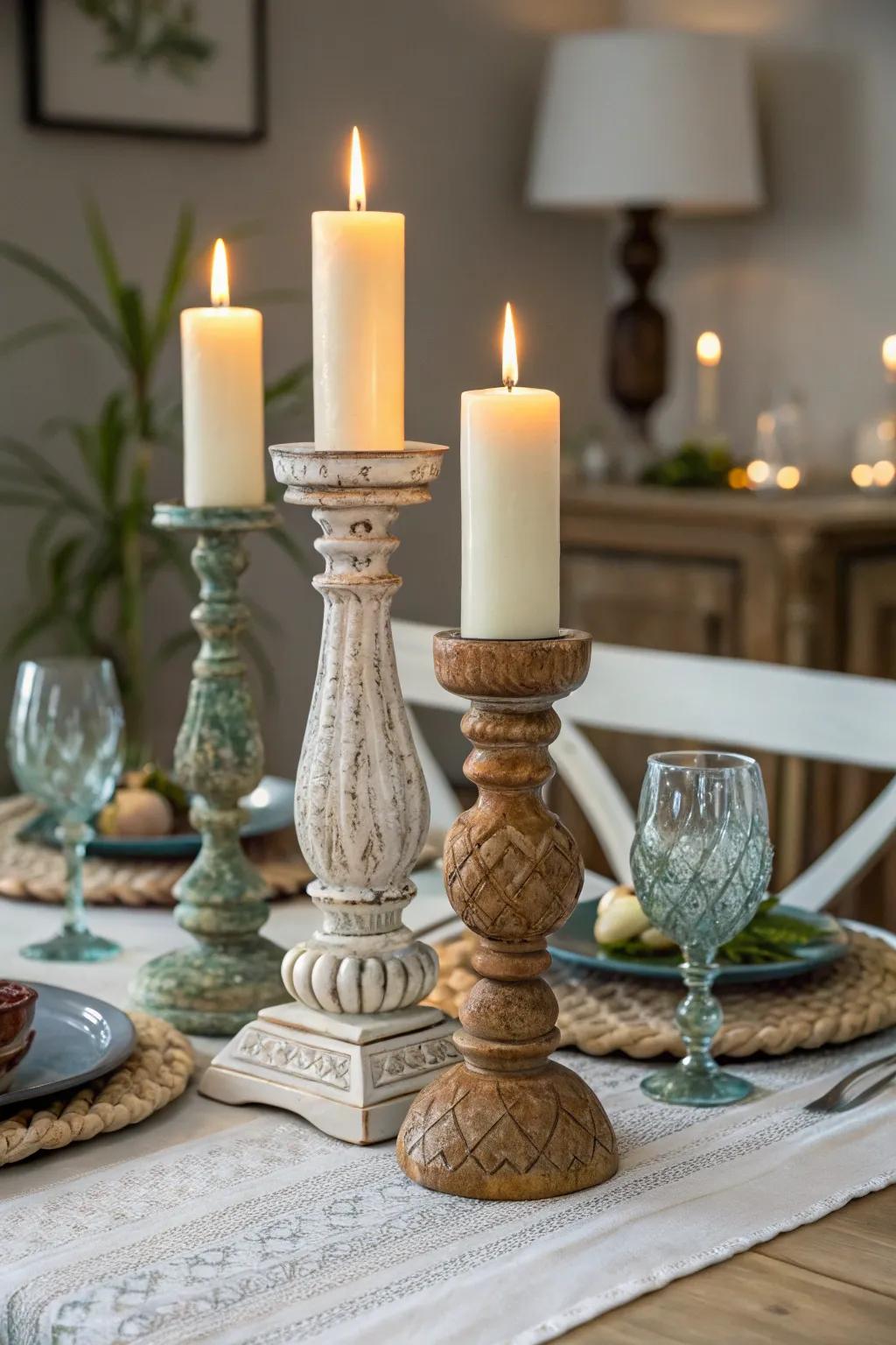 Craft ambiance with a DIY candle holder kit.