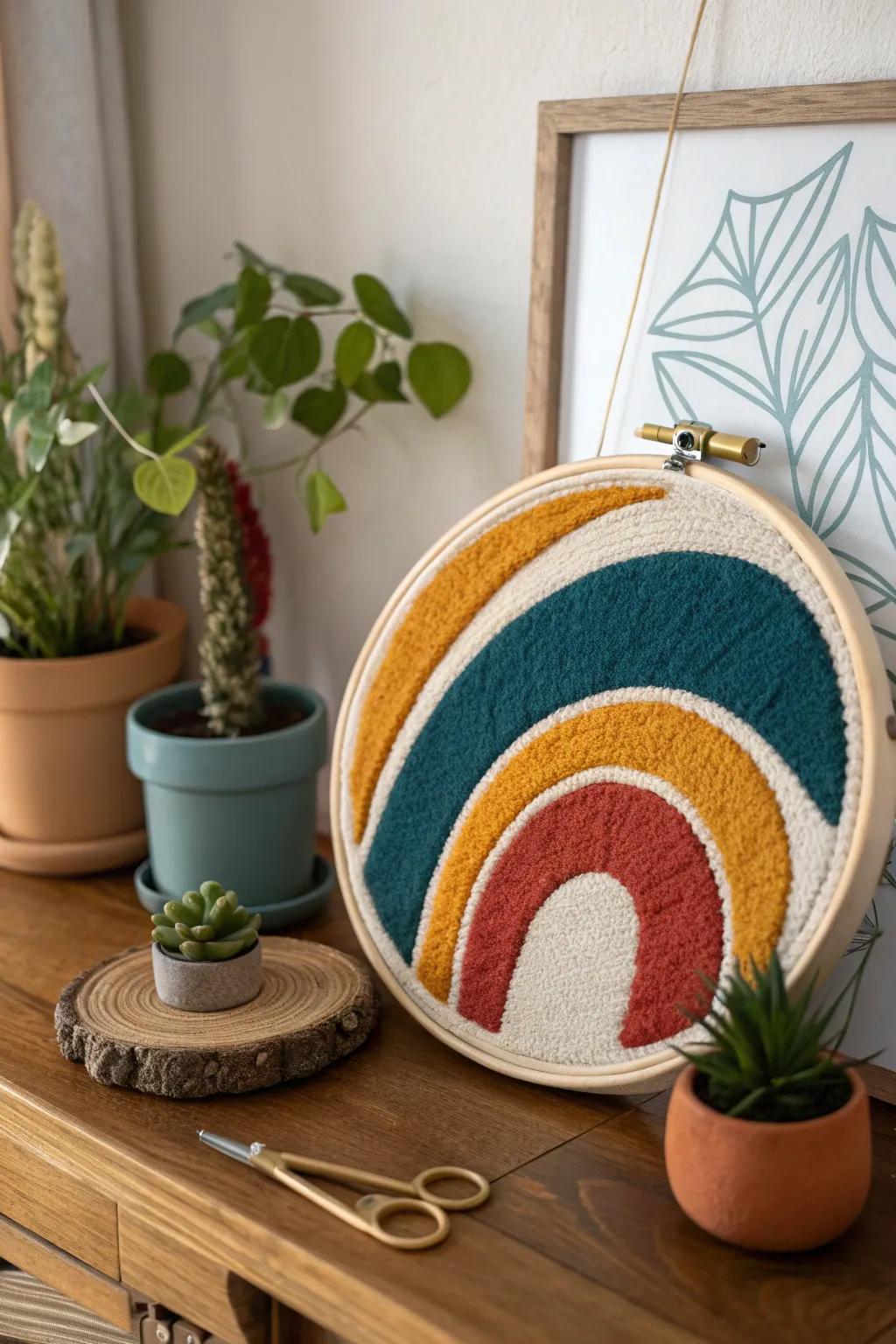 Discover the art of punch needle - where simplicity meets bold beauty!