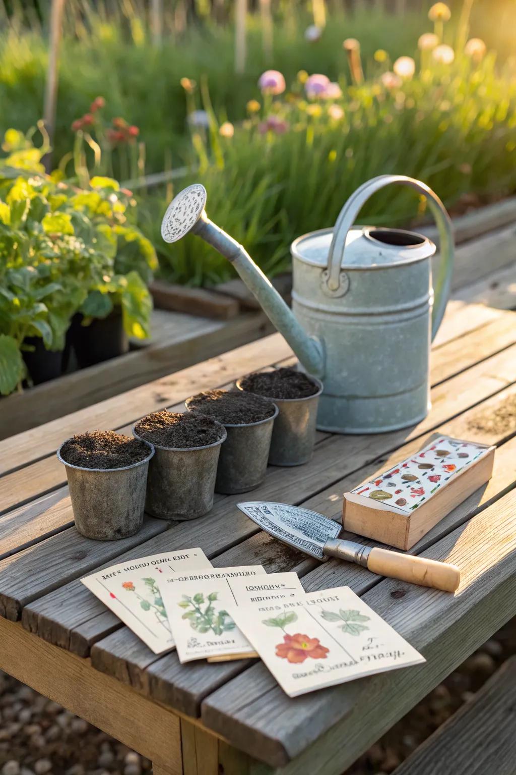 Cultivate your garden with the DIY Gardening Kit.