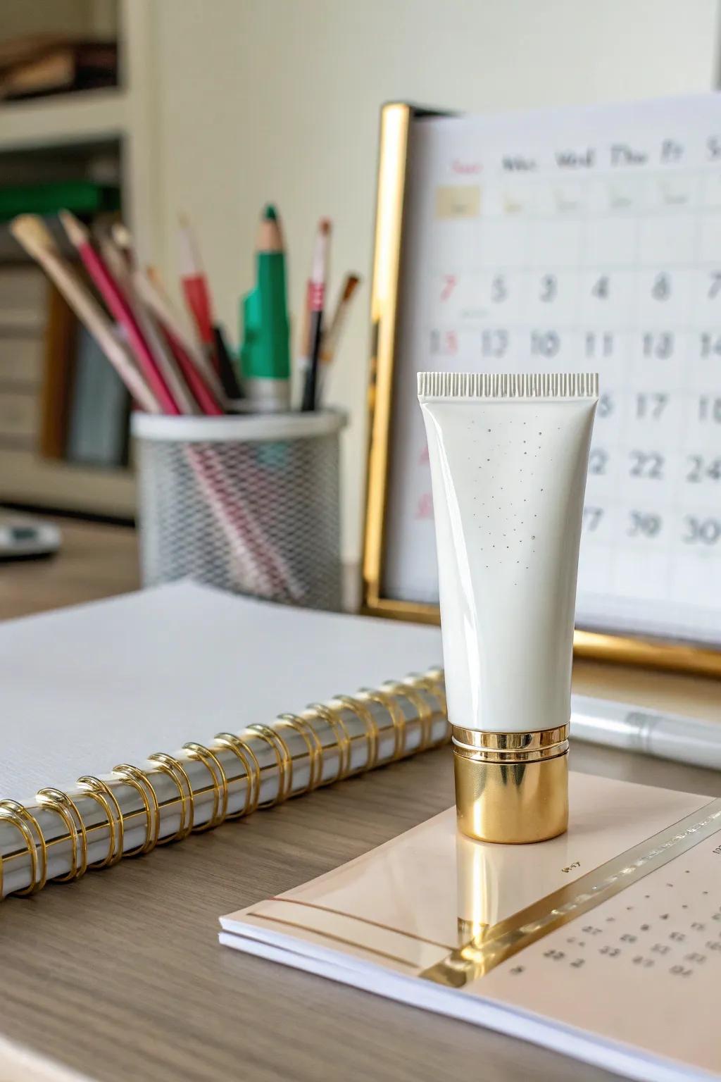 A nourishing hand cream offering a moment of self-care.