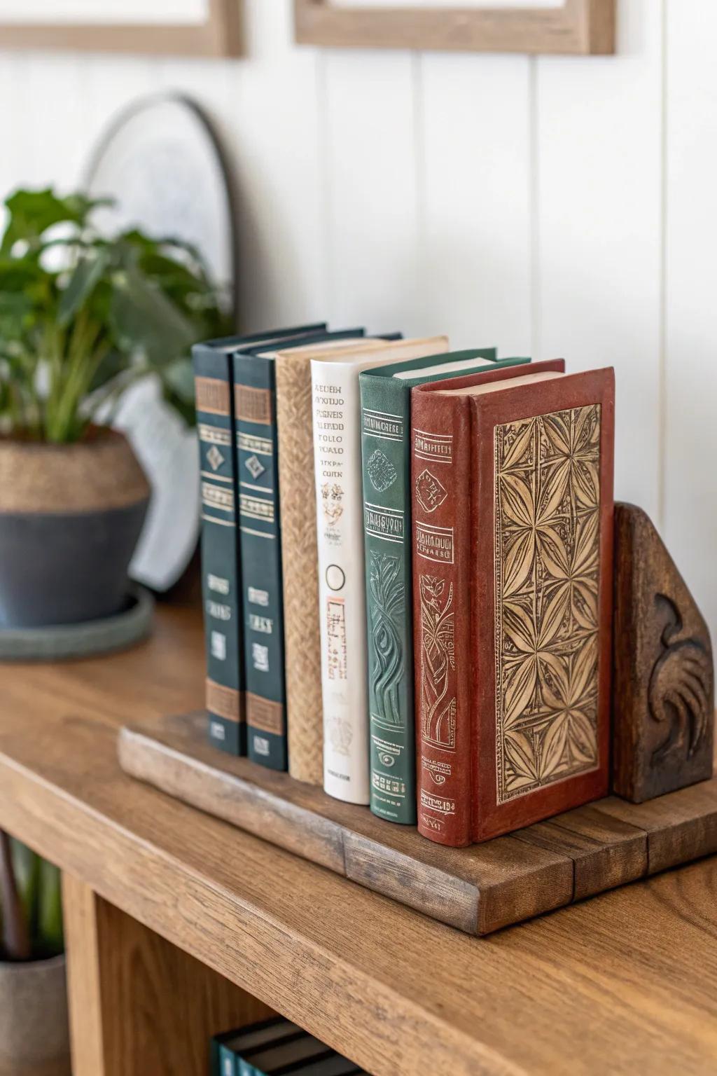 Add a touch of whimsy to your books with creative bookends.