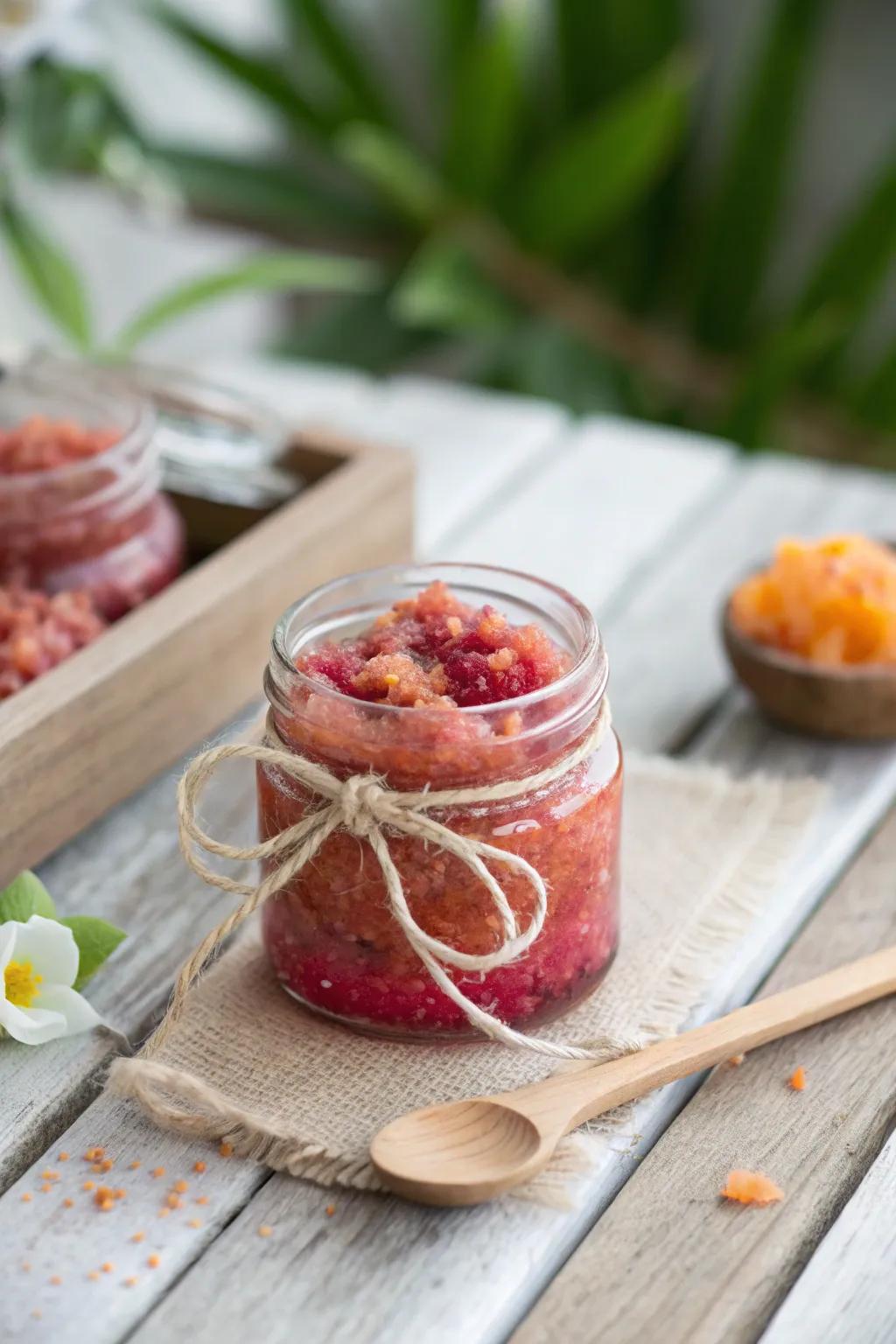 Craft your own luxurious sugar scrubs for a rejuvenating spa night experience.