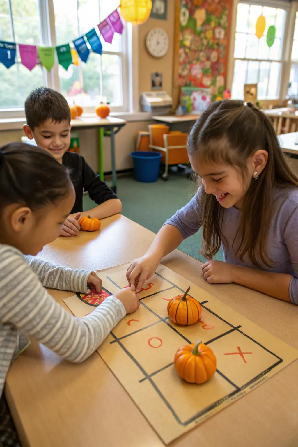 Who will win in pumpkin tic-tac-toe?