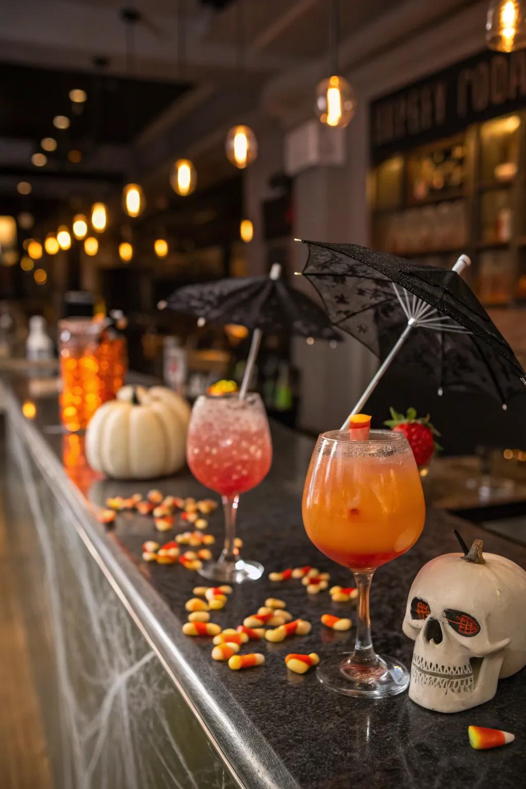 Sip on eerie concoctions at a creepy cocktail party.