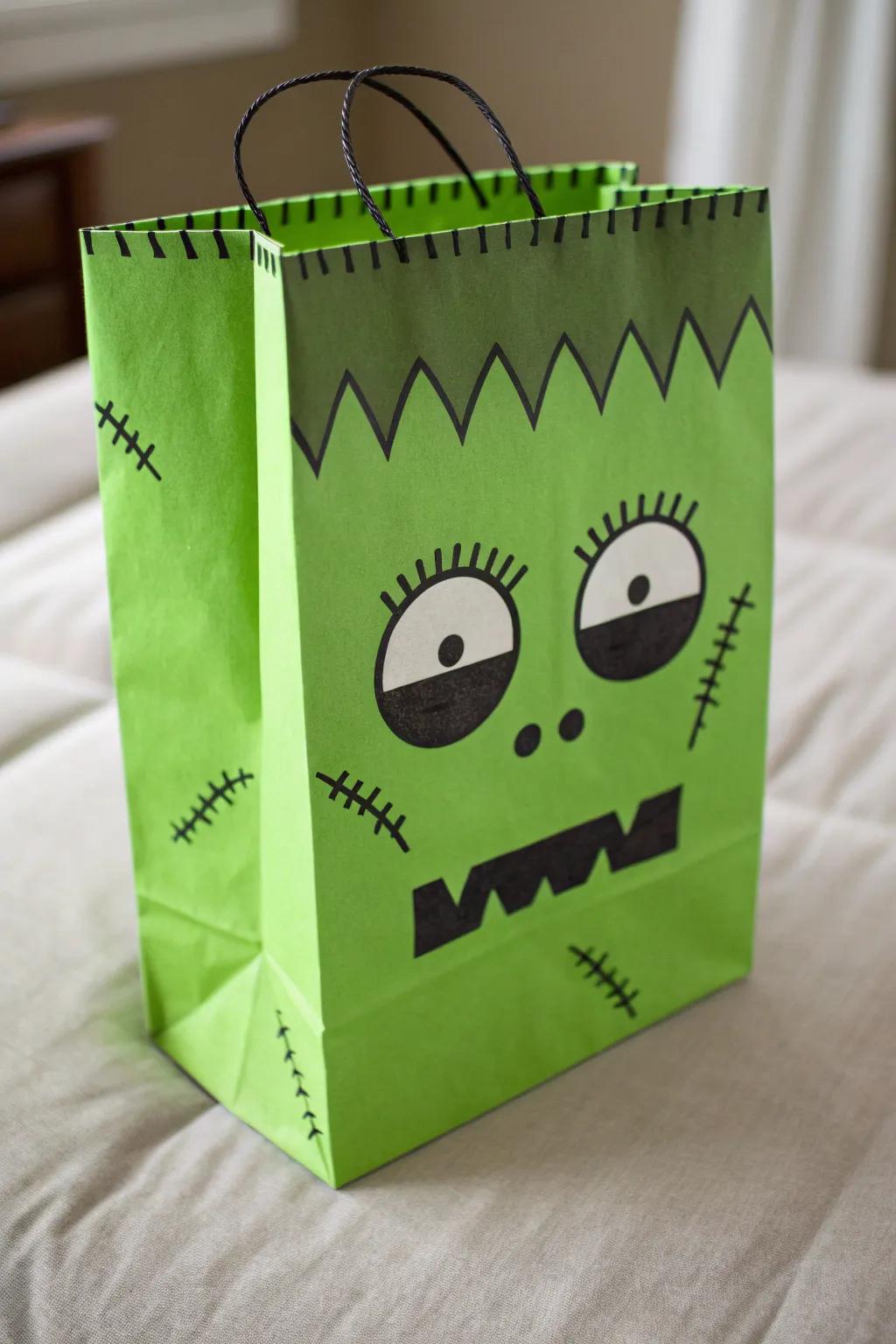 Craft your own Friendly Frankenstein and add a touch of handmade charm to Halloween!