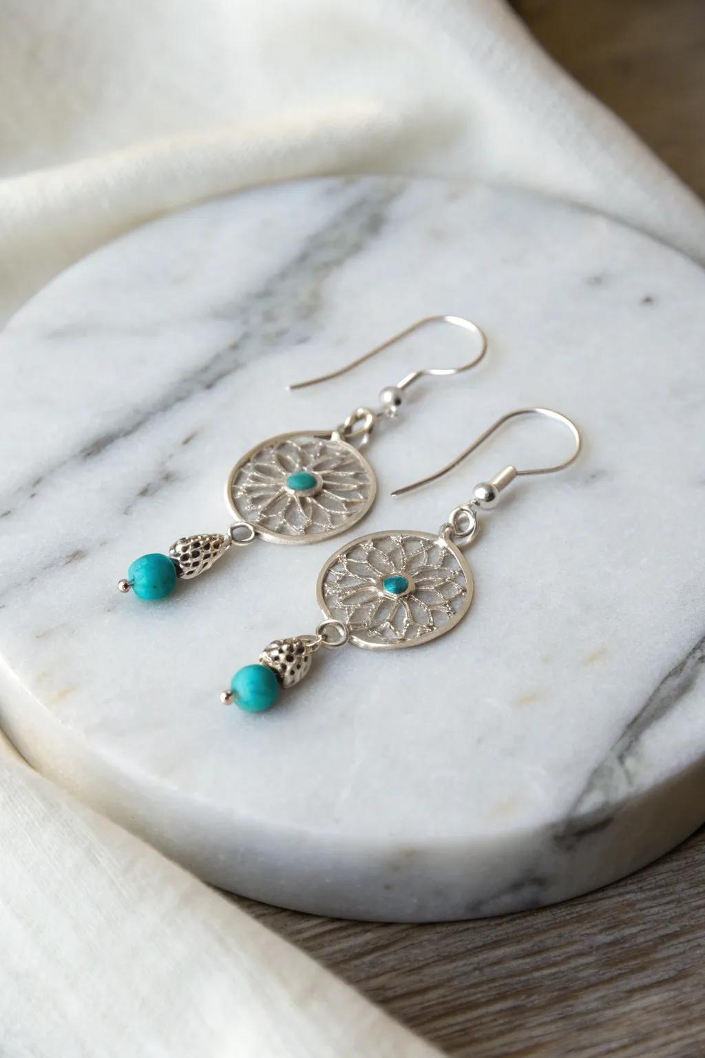 Elevate your gift-giving with the timeless charm of handcrafted earrings, where minimalist design meets vibrant beauty.