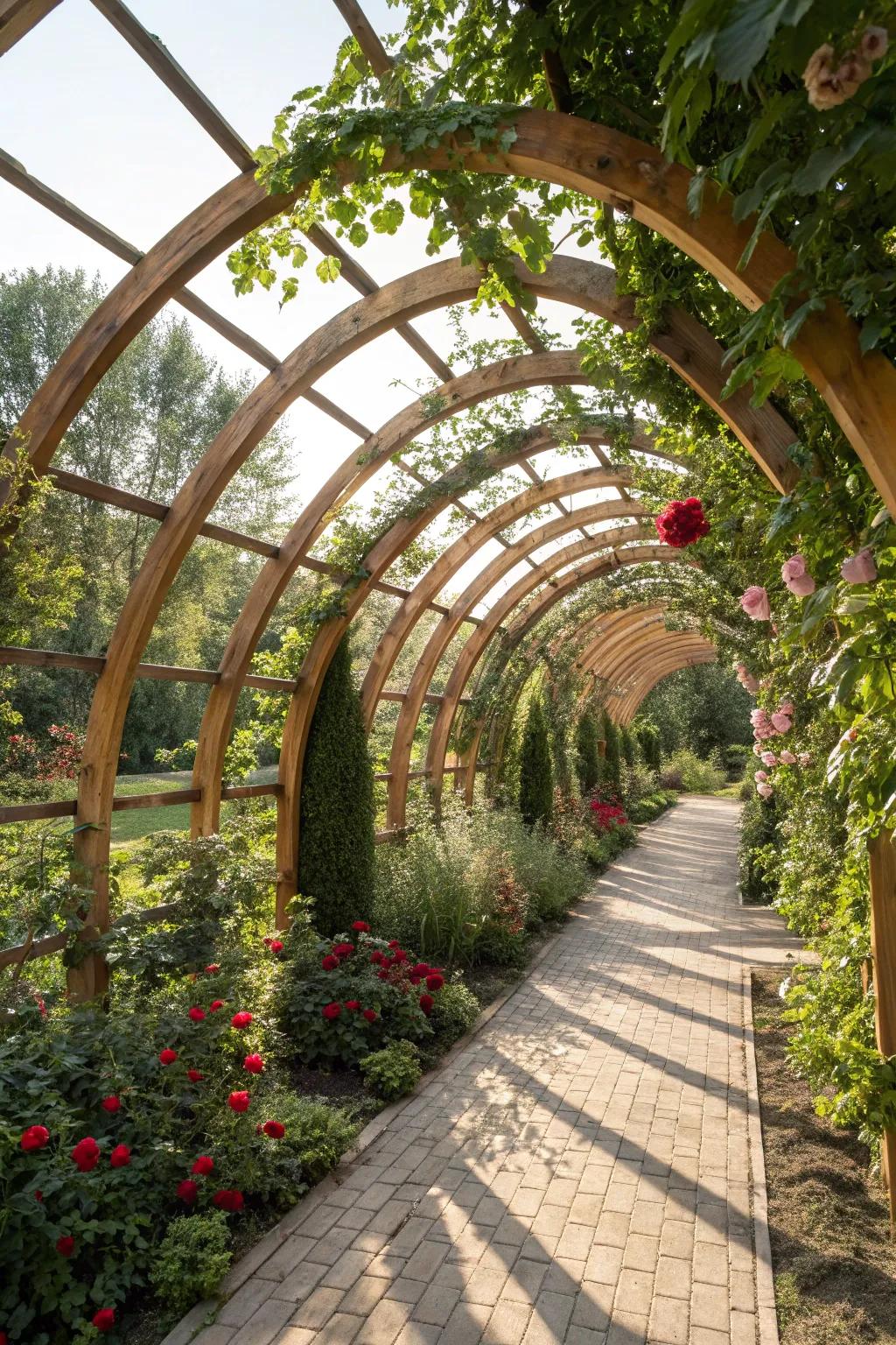 Transform your garden with a stunning decorative hoop house that blends functionality with artistry.