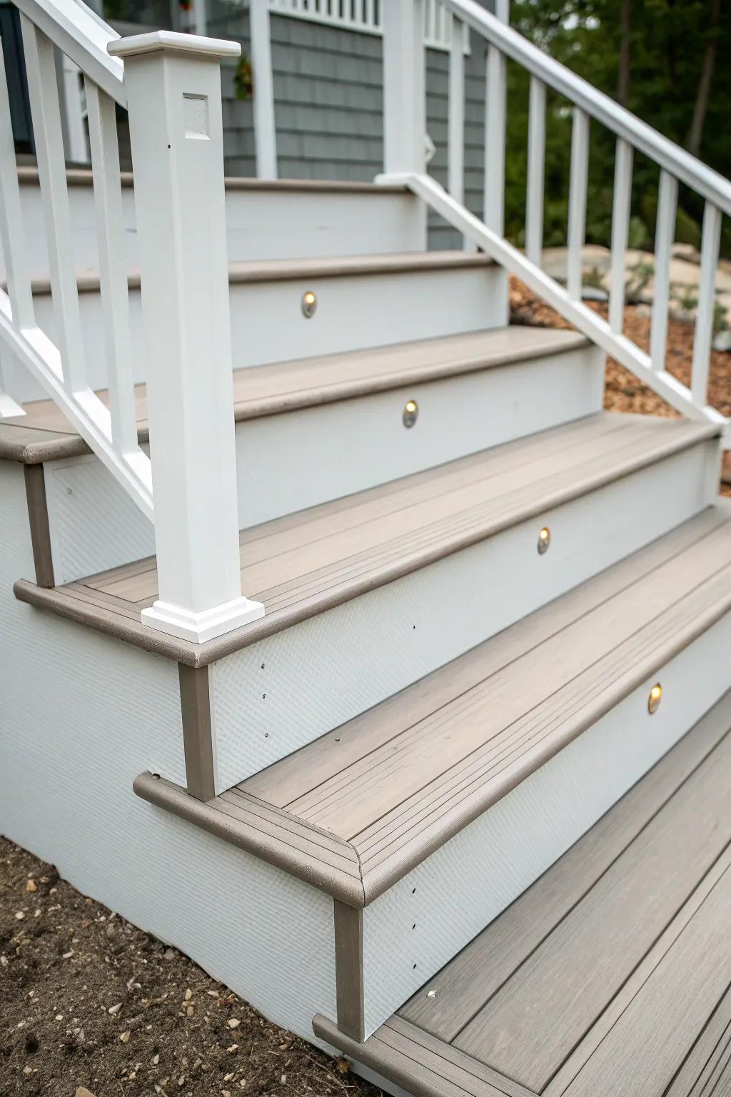 Hidden fasteners provide a clean, polished look.