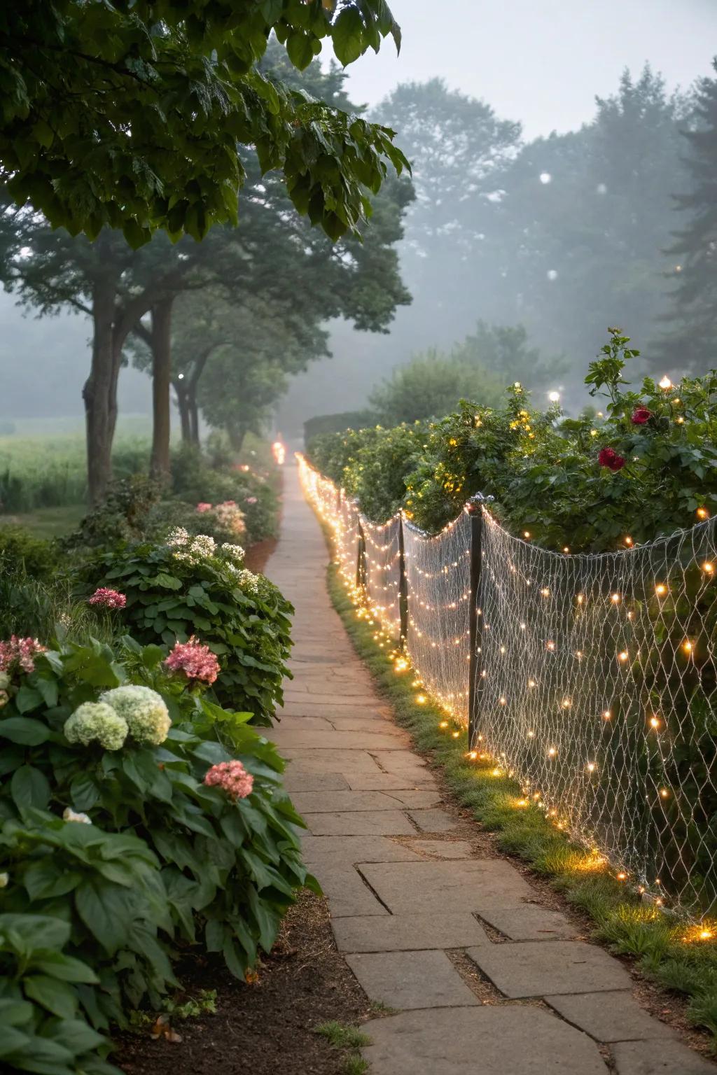 Guide your way with beautifully lit garden paths.