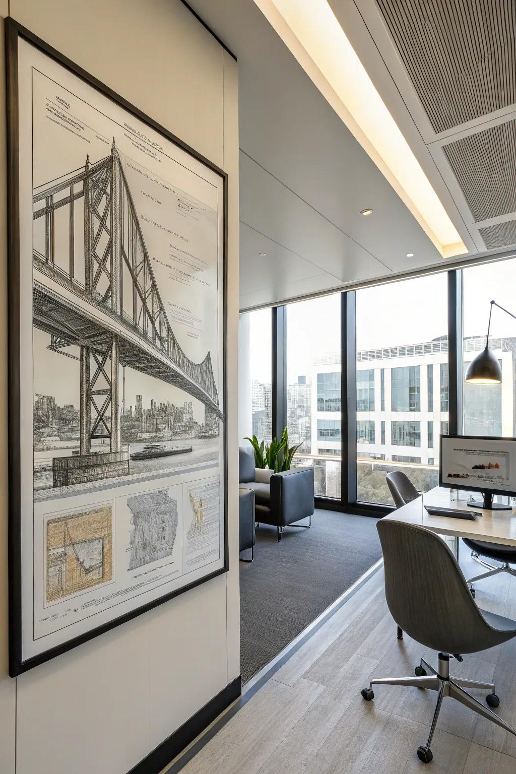 Celebrate architectural beauty with a detailed drawing.