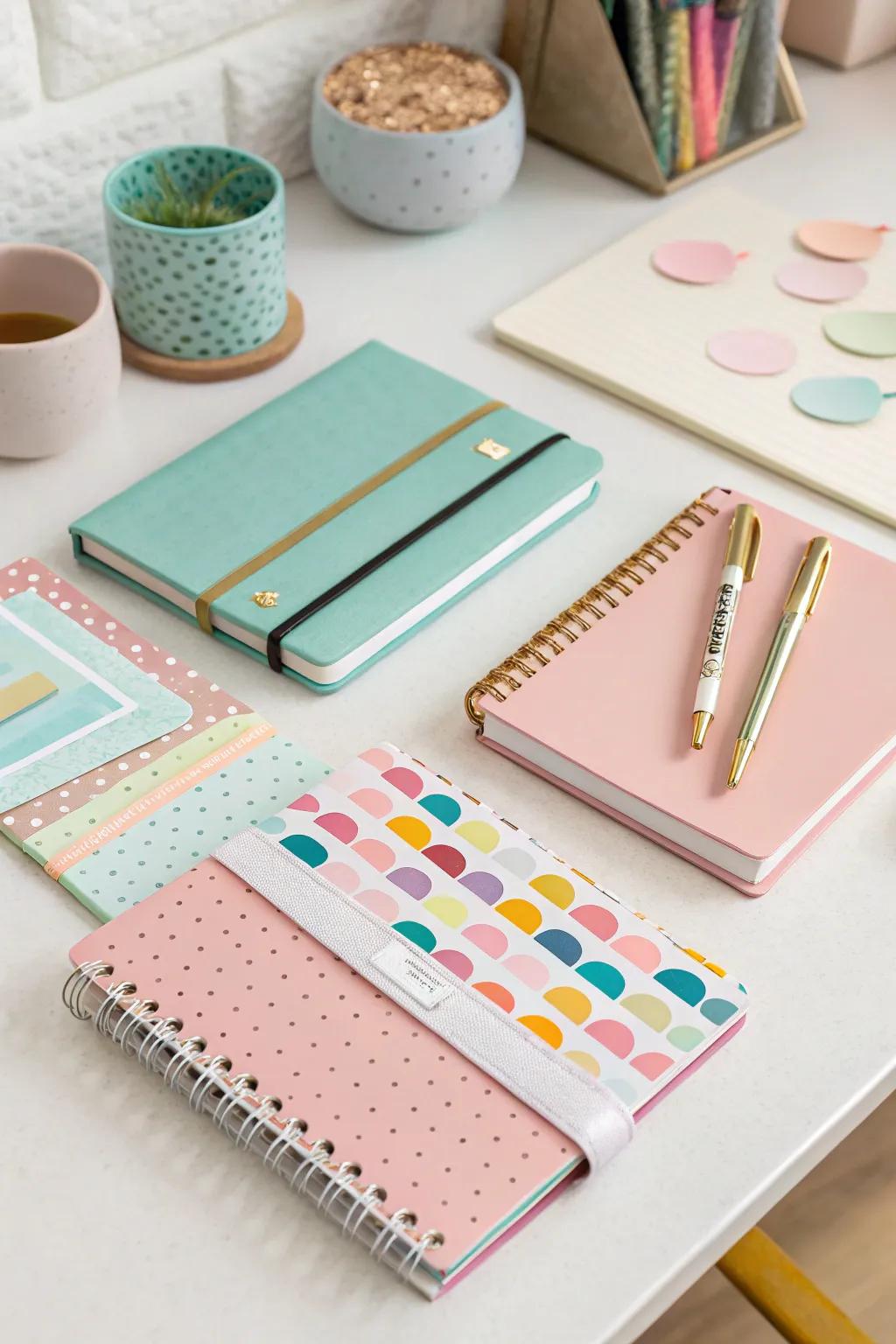 A stylish stationery kit for creative expression.