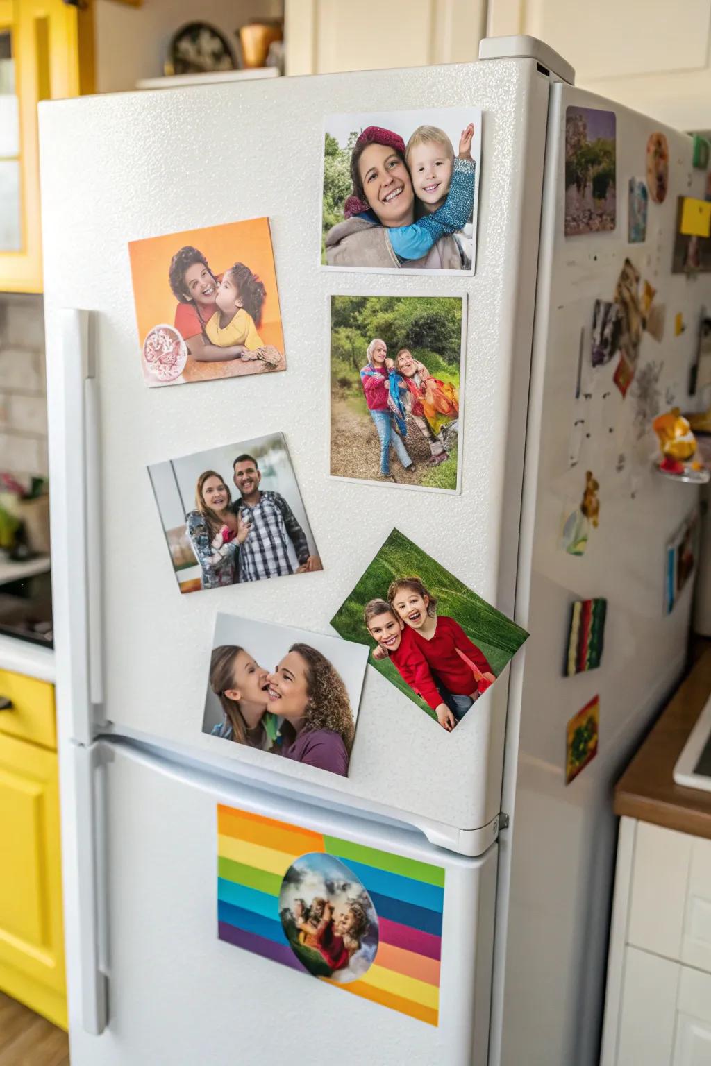 Photo magnets to brighten up any space.