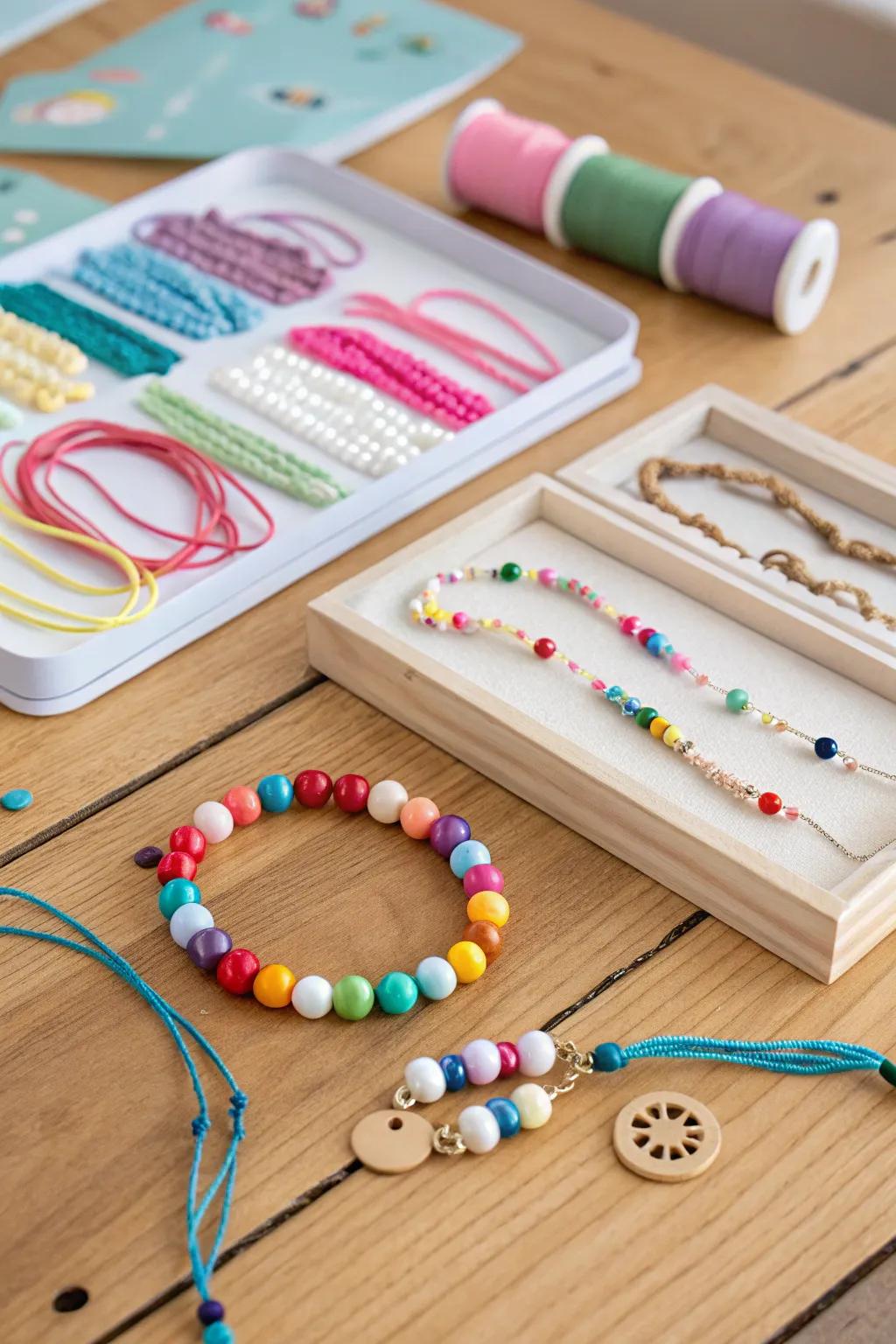 DIY bracelet kits that let kids express their unique fashion sense.