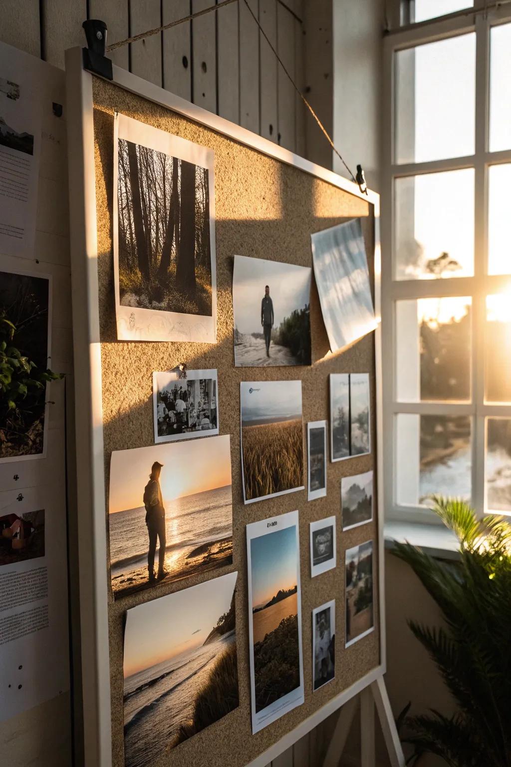 Light and shadow adding drama and depth to the board.