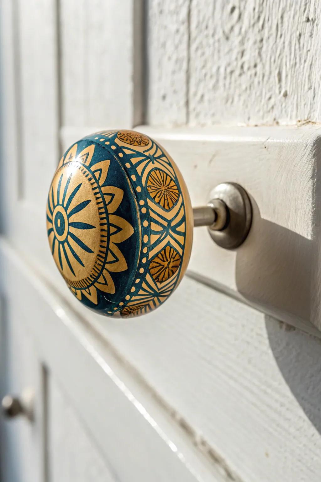 Add a playful twist to your entryway with this charming vintage ceramic coat hook!