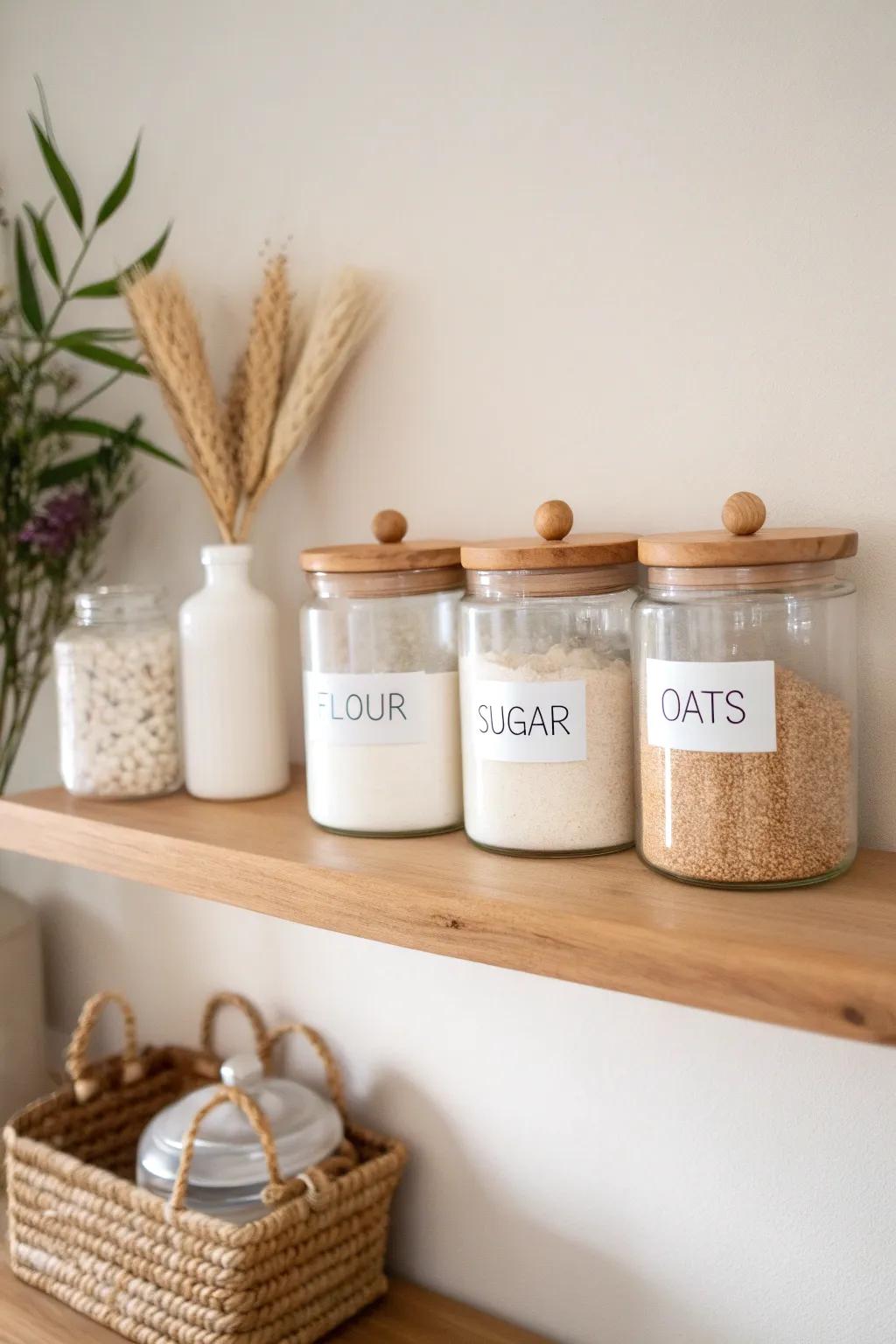 Transform your kitchen with a chic DIY Baking Center — where organization meets elegance. 🍞✨