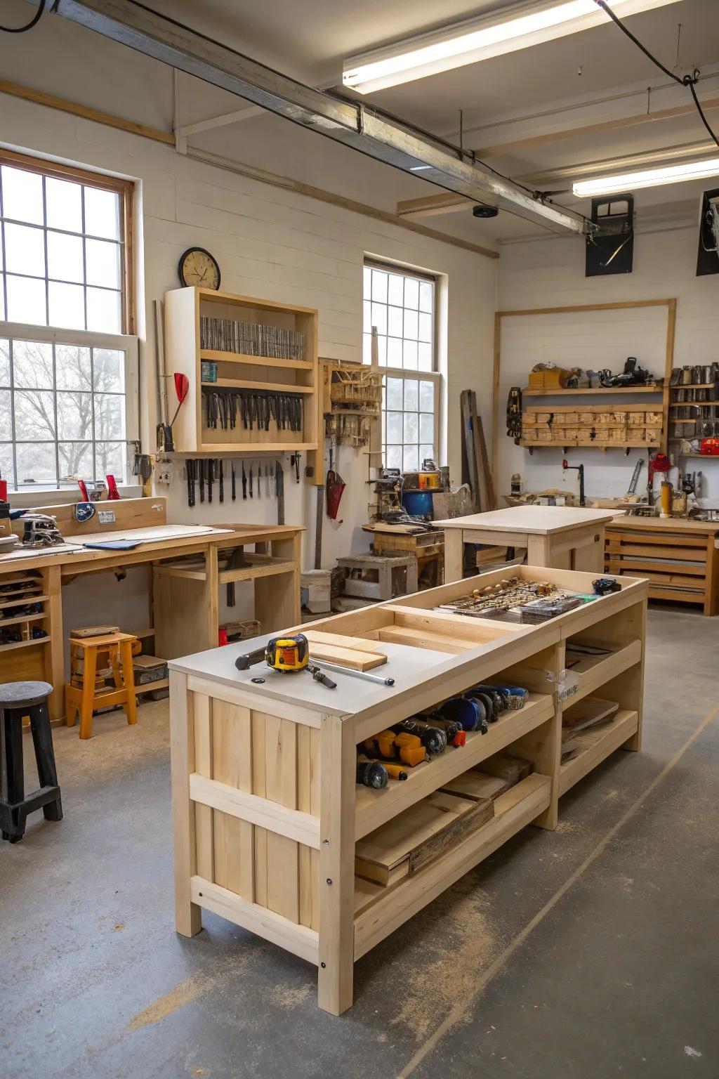 DIY workshop: where big ideas come to life.