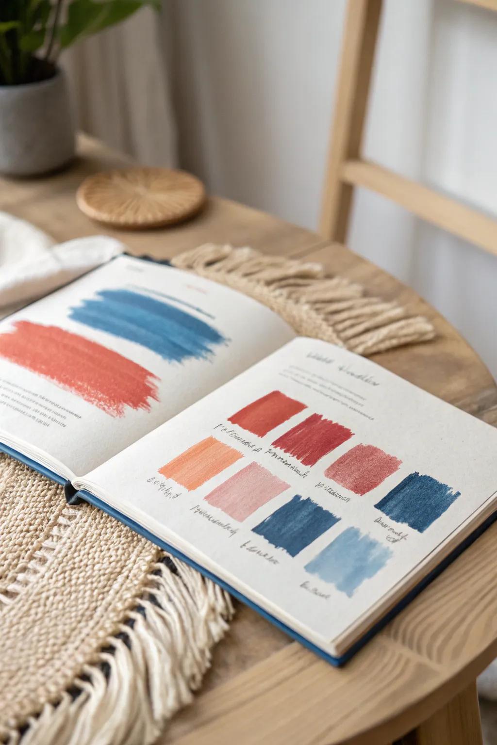 Dive into the depths of a single hue and let your sketchbook tell a vibrant color story.