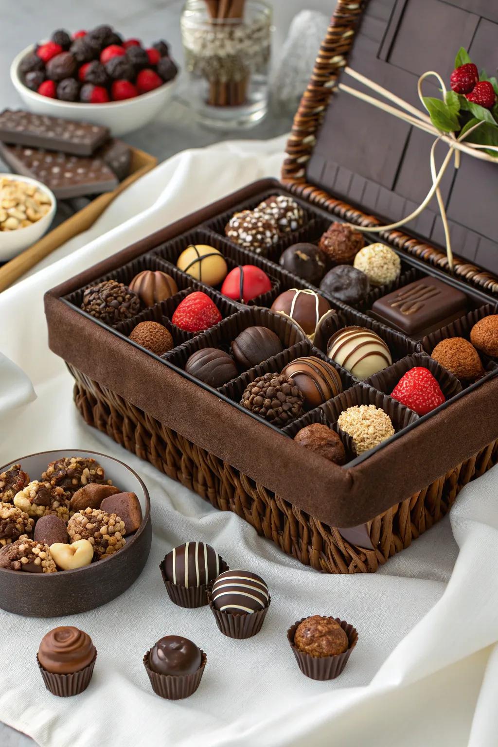 A luxury chocolate collection for the mom with a taste for indulgence.