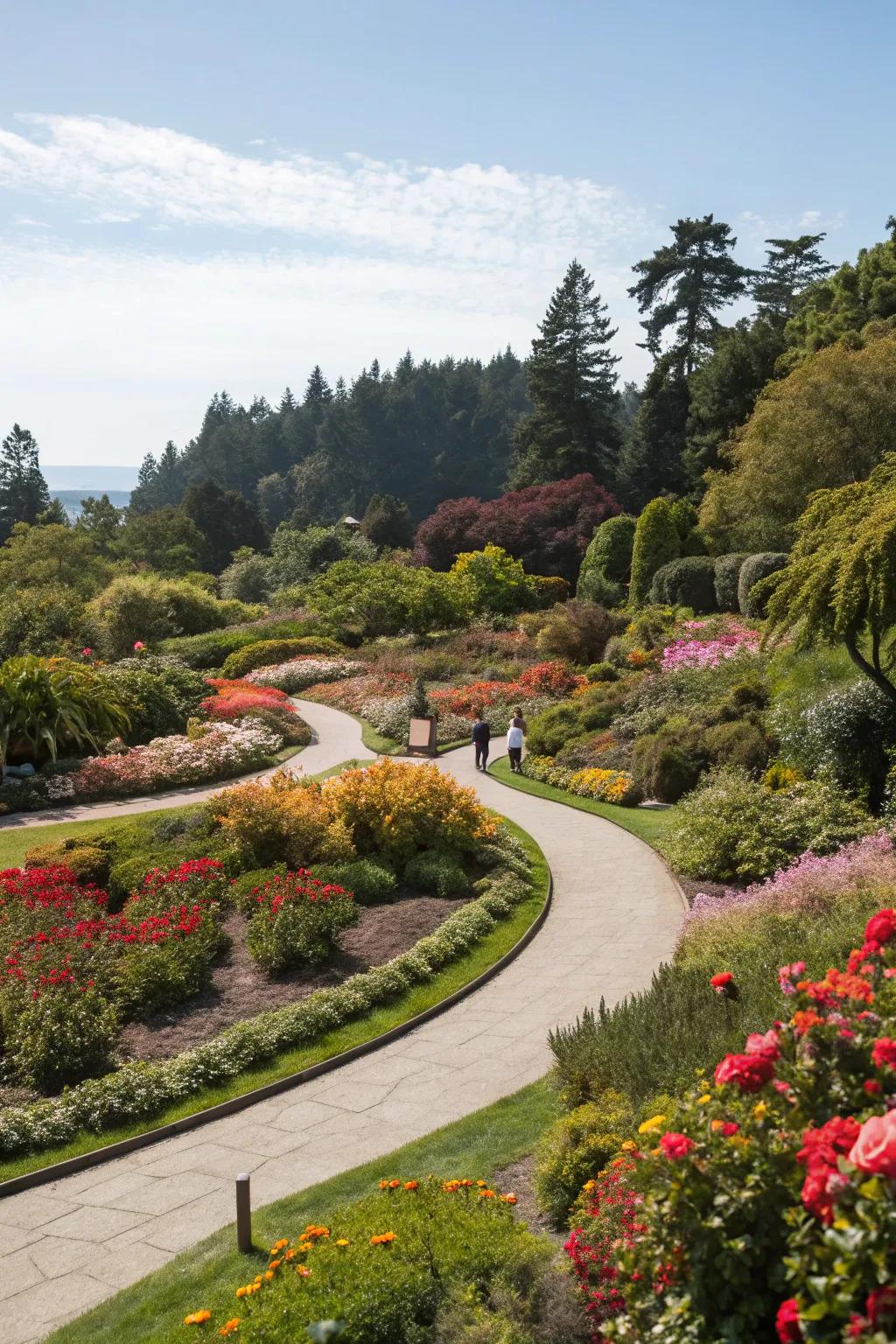 A visit to a botanical garden offers a day of relaxation and natural beauty.