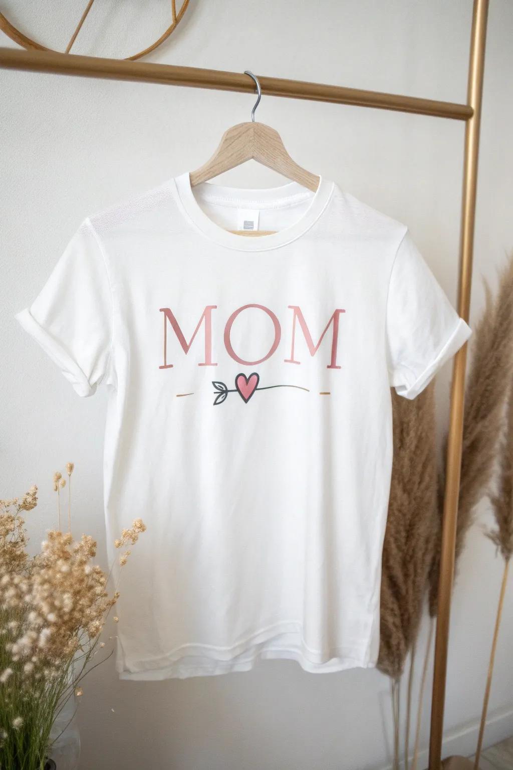 A minimalist shirt for the chic mom.