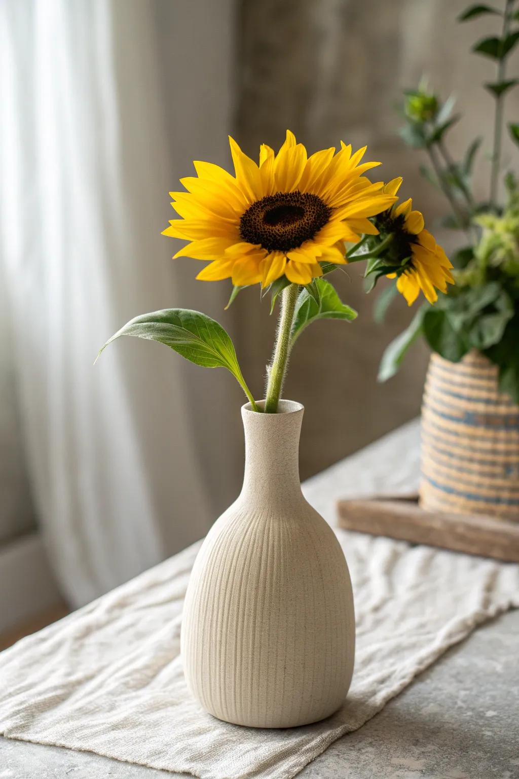 Embrace the season with a touch of nature's elegance 🌻 #ScandiBoho #SeasonalBeauty