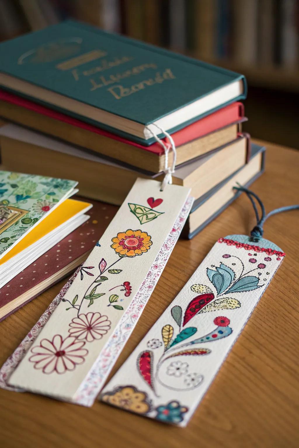 DIY bookmarks that add charm to every reading session.